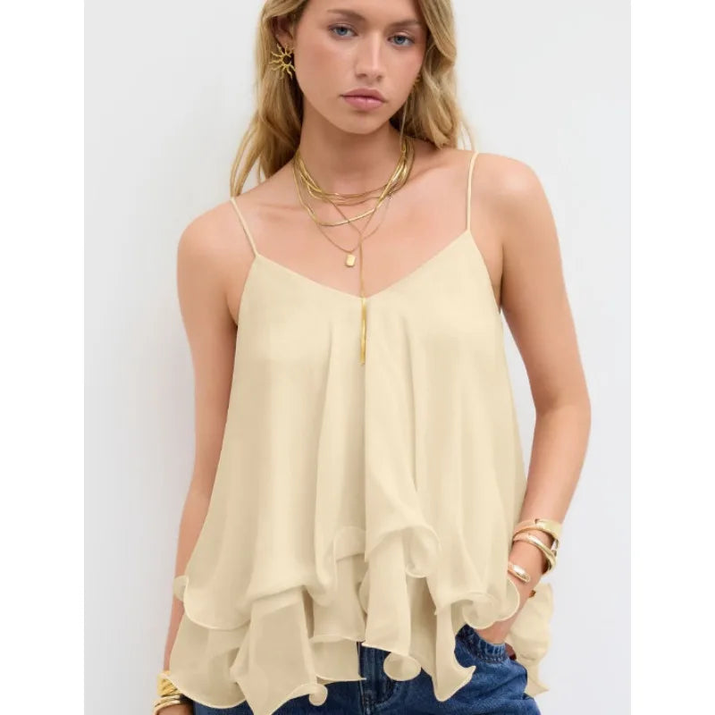 Everyday Chiffon Layered Comfort Camisole